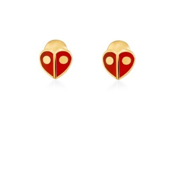 kate spade Jewelry - KATE SPADE Animal Party Ladybug Stud Earrings